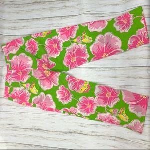 Lilly Pulitzer Pants - Lilly Pulitzer White Label Flower Capris Sz 8 Lilly Pulitzer Pants - Lilly Pulitzer White Label Flower Capris Sz 8